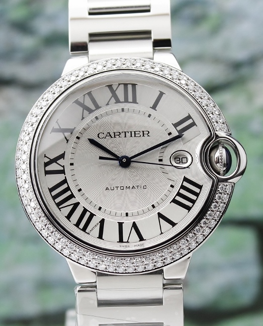 (image for) LIKE NEW CARTIER STAINLESS STEEL 42MM BALLON BLEU / W69012Z4